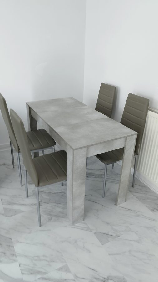 Dining table and chairs